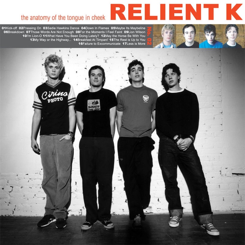 The Anatomy of the Tongue in Cheek by Relient K cover