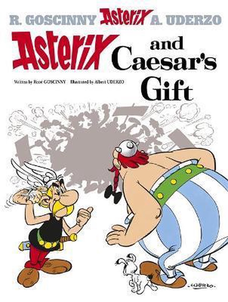 Asterix and Caesar's Gift book cover