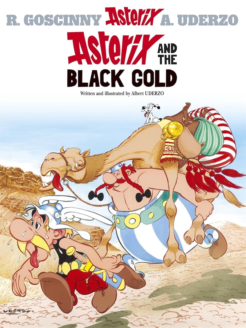 Asterix and the Black Gold book cover