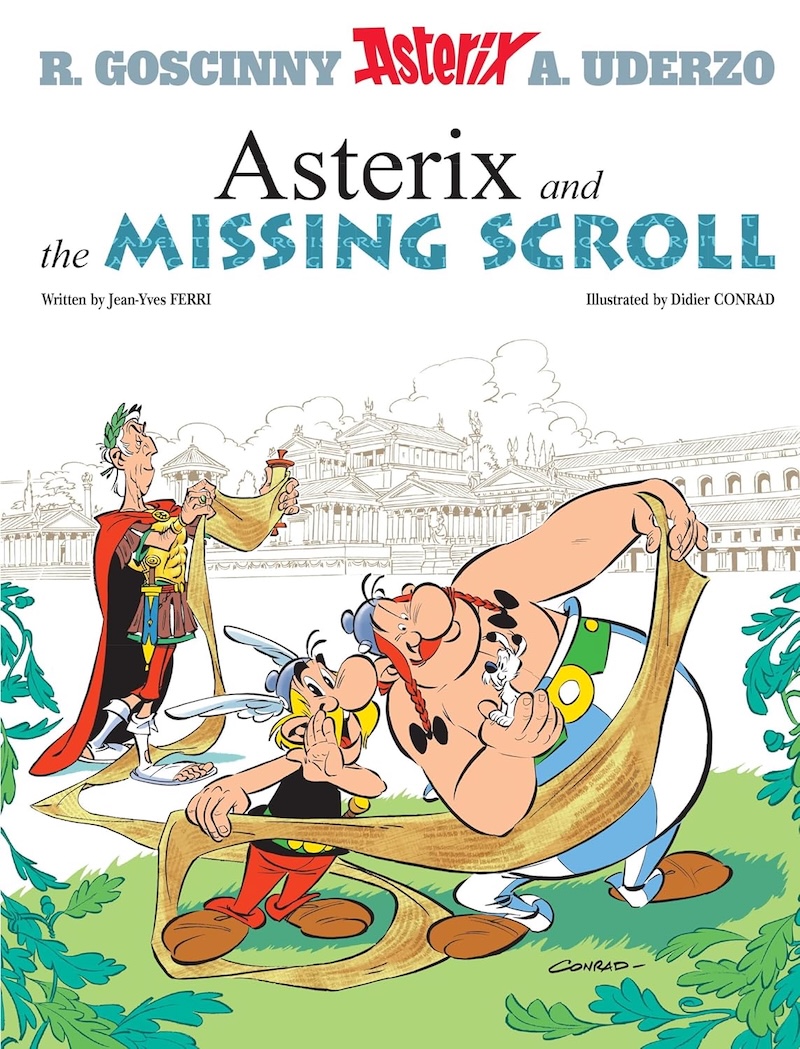 Asterix and the Missing Scroll book cover