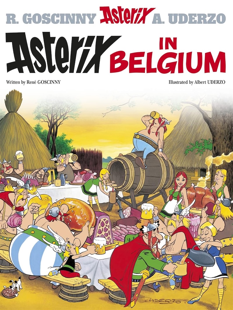 Asterix in Belgium book cover