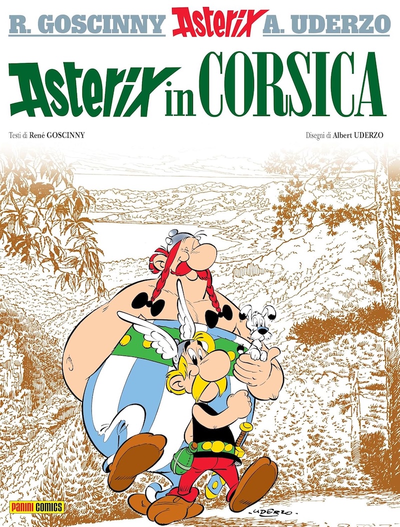Asterix in Corsica book cover