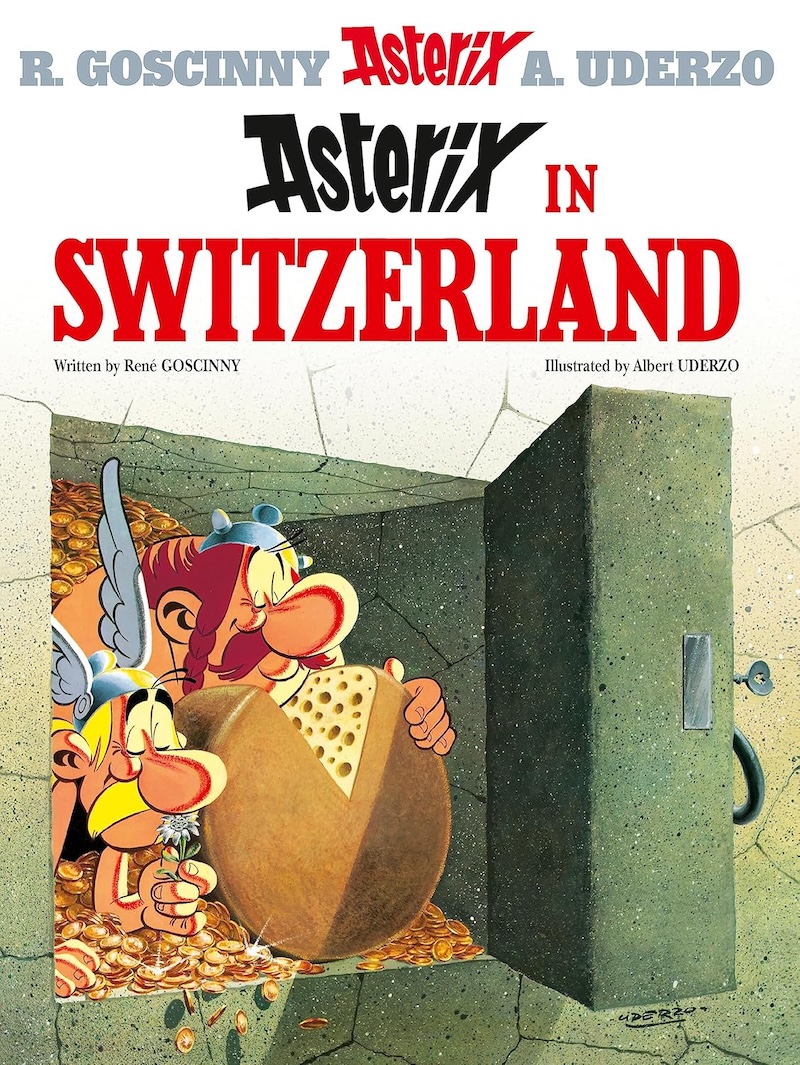 Asterix in Switzerland book cover