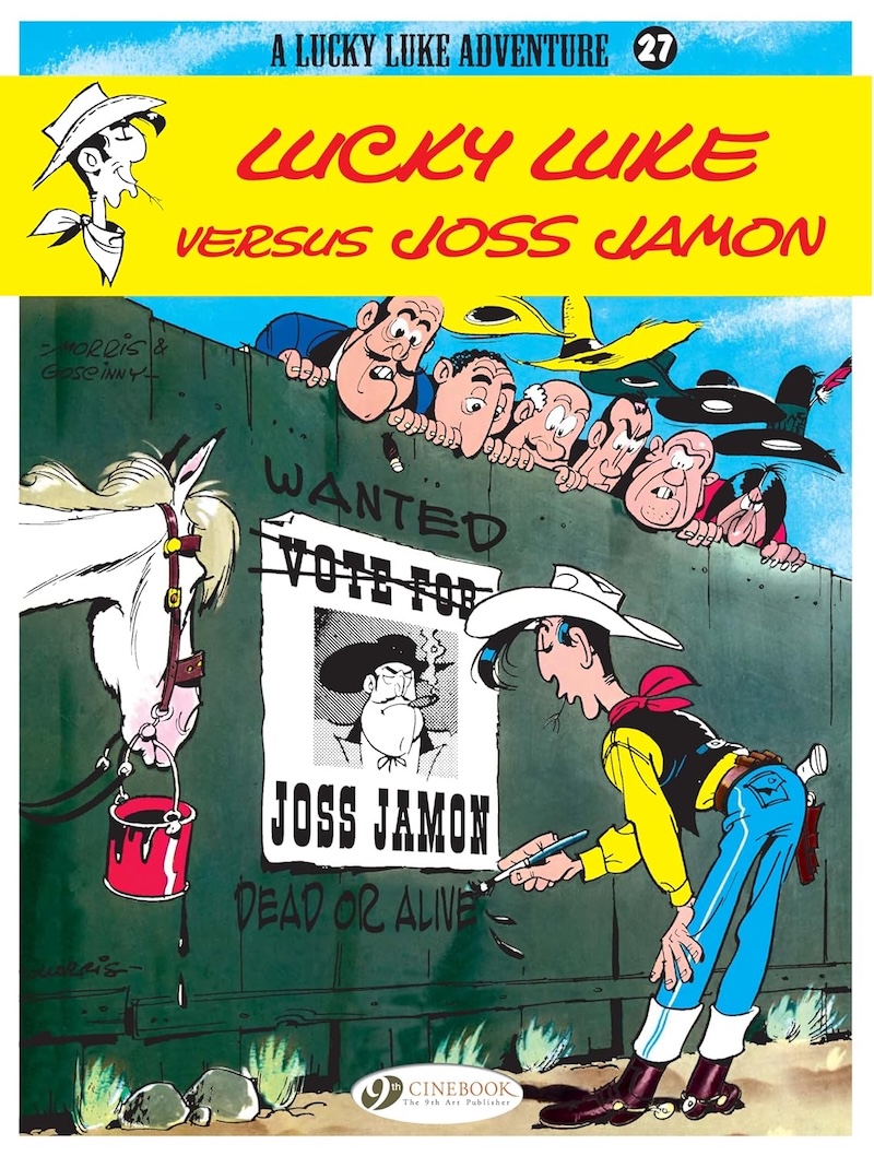 Lucky Luke versus Joss Jamon book cover
