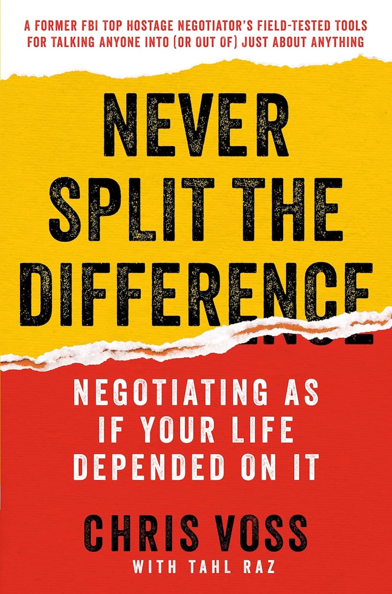 Never Split the Difference book cover