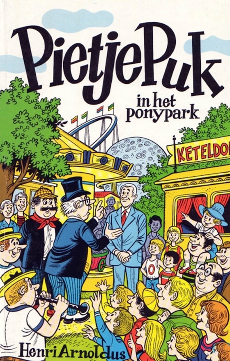 Pietje Puk in ponypark book cover