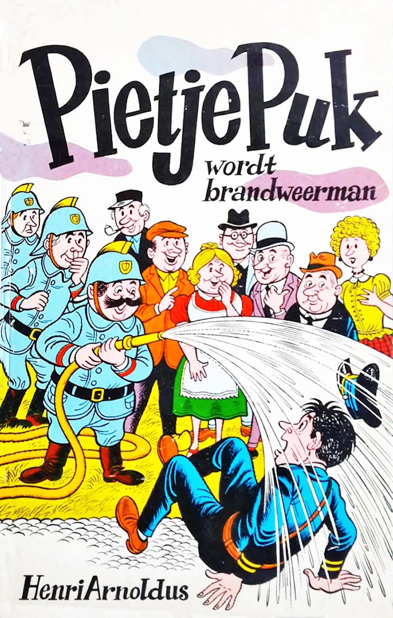 Pietje Puk wordt brandweerman book cover
