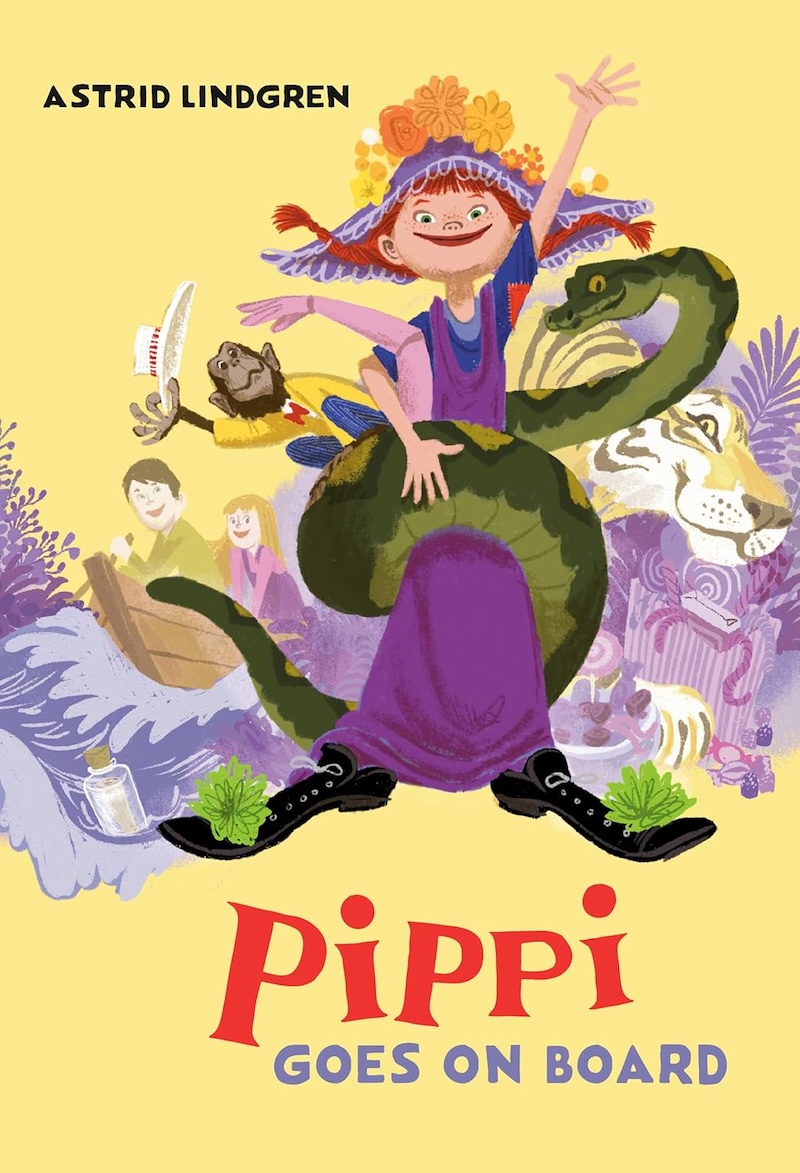 Pippi Goes on Board book cover