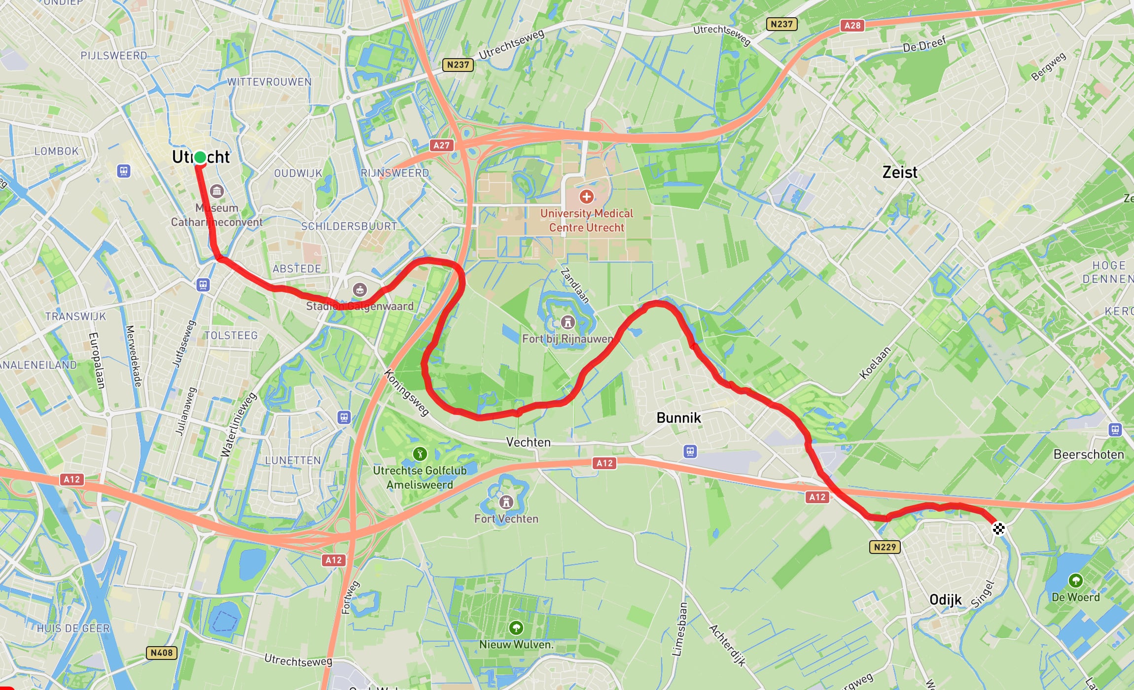 Map of Utrecht Path part 01