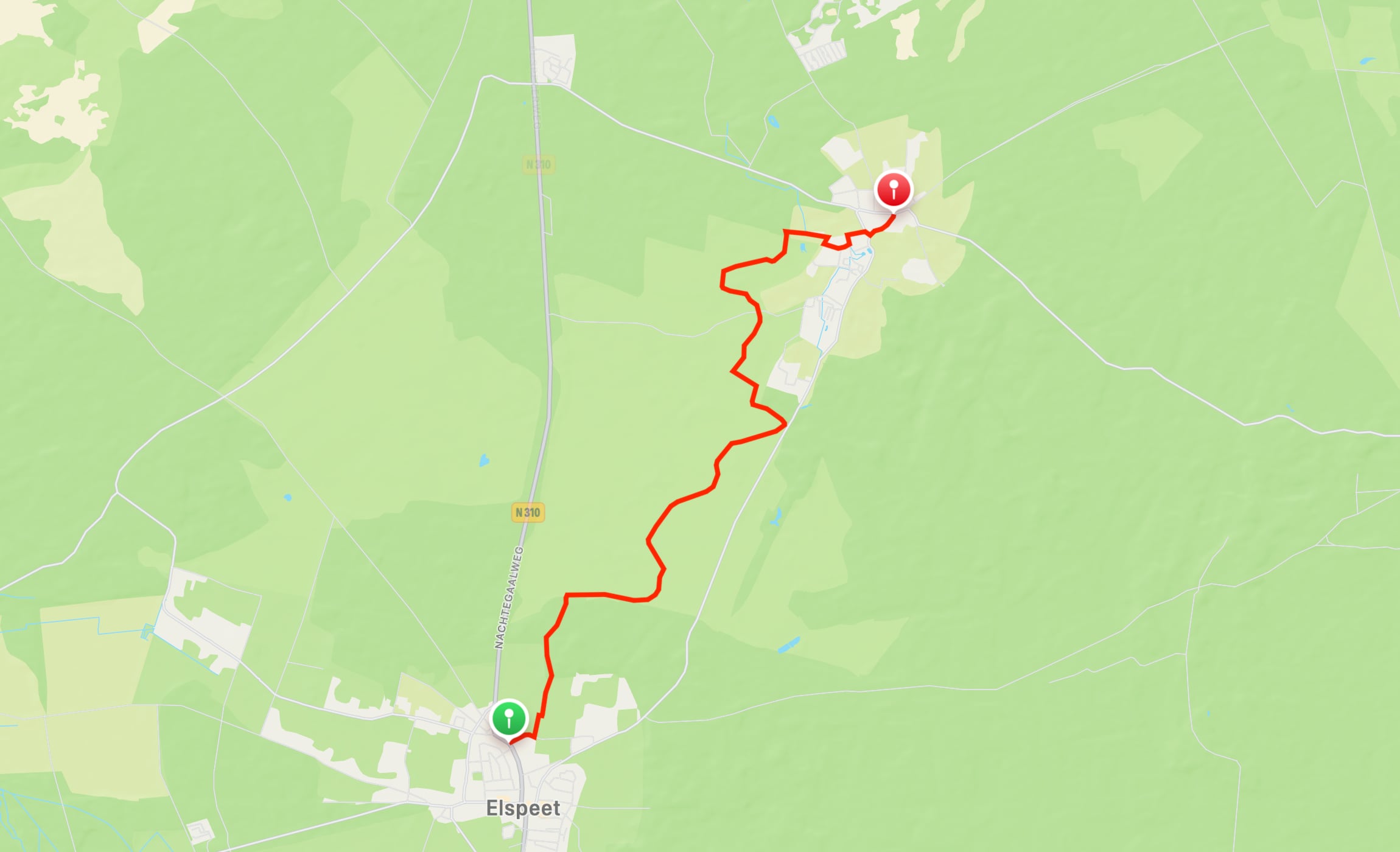 Map of Veluwe Wander Trail part 10