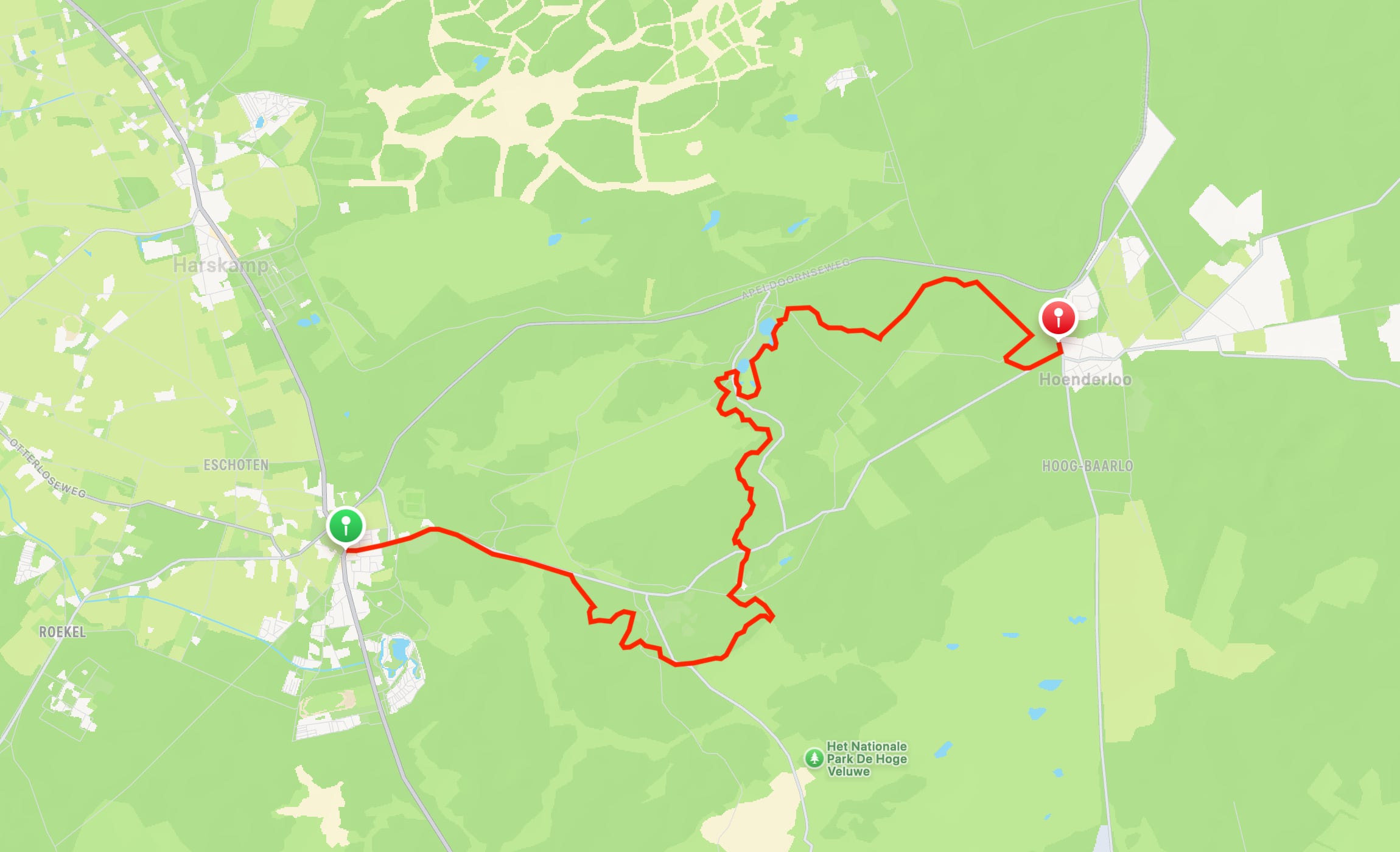Map of Veluwe Wander Trail part 24
