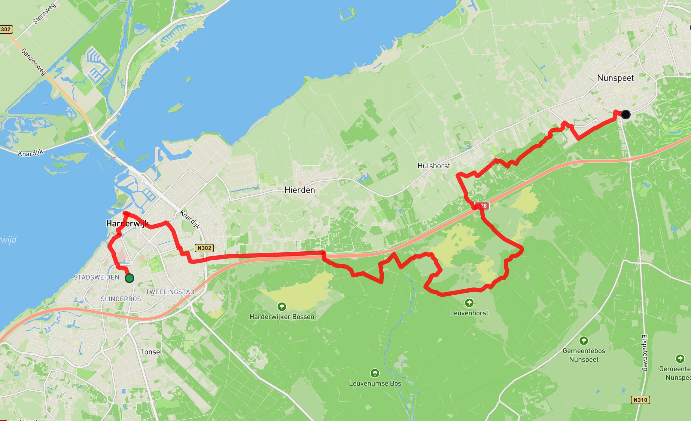 Map of Westerbork Path part 13