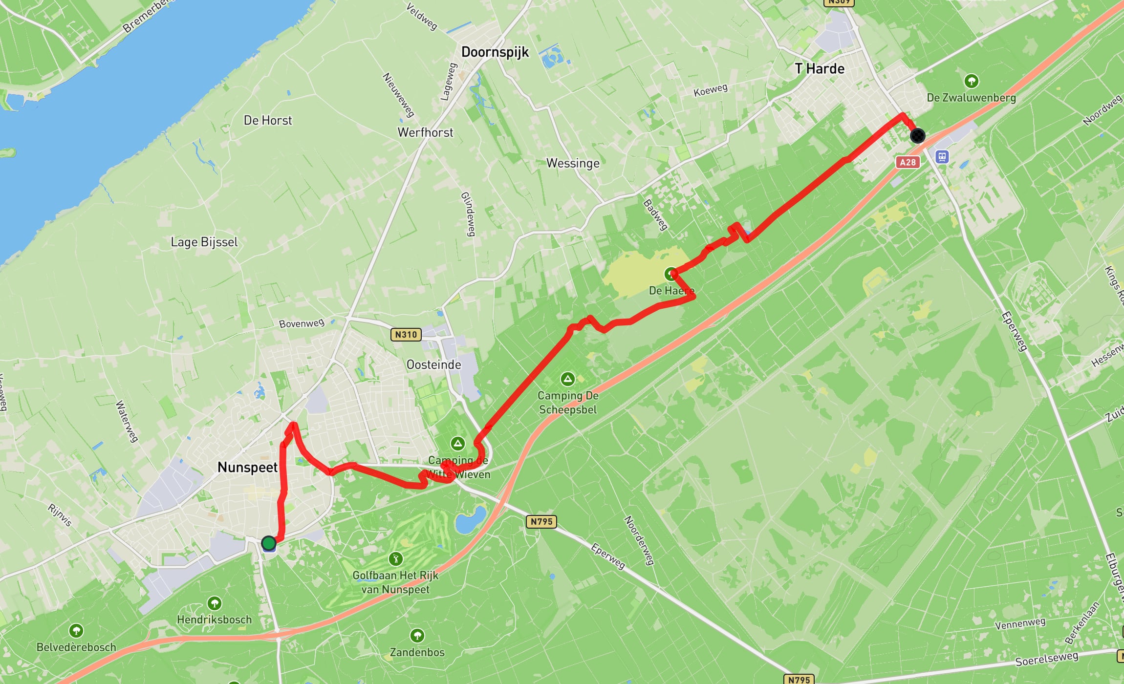 Map of Westerbork Path part 15