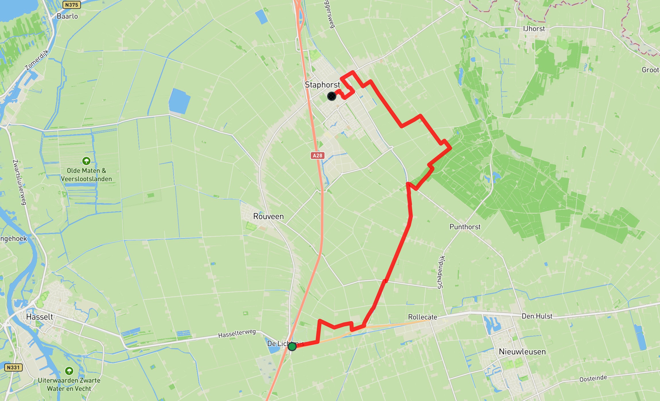 Map of Westerbork Path part 21