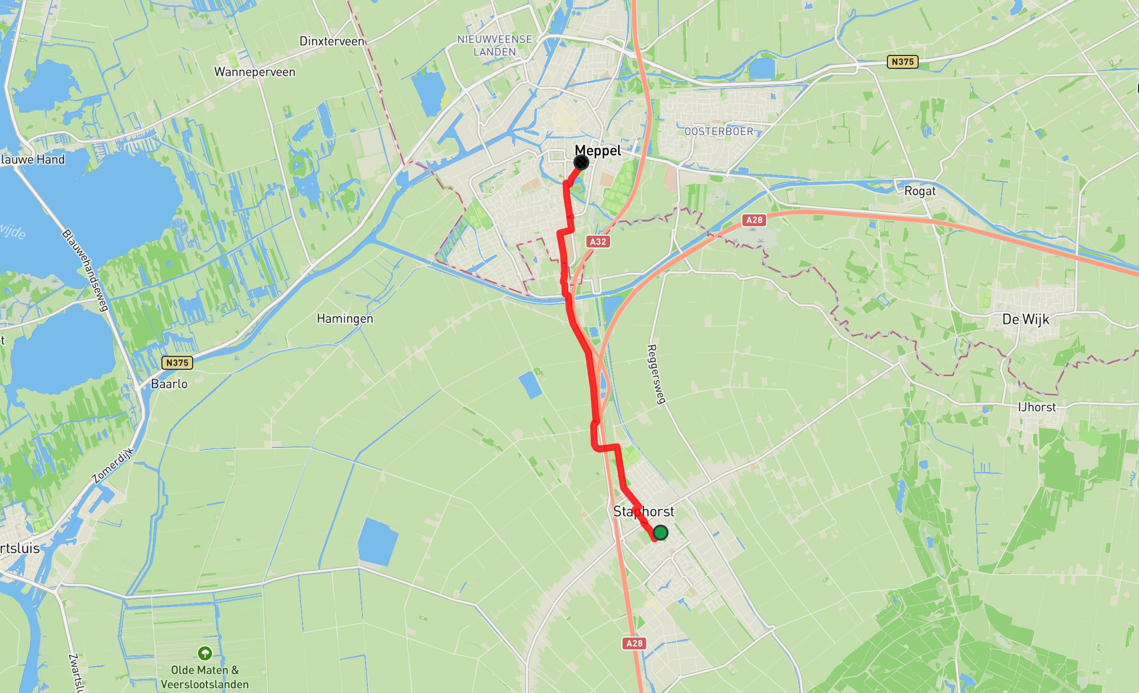 Map of Westerbork Path part 22
