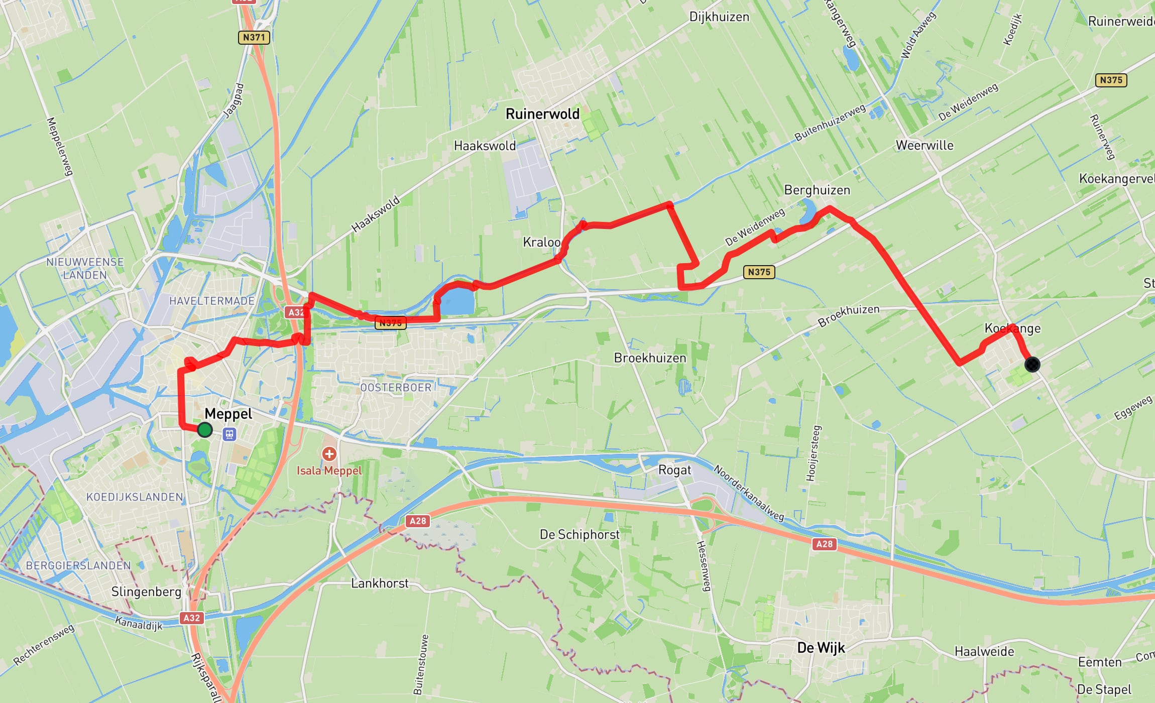 Map of Westerbork Path part 23