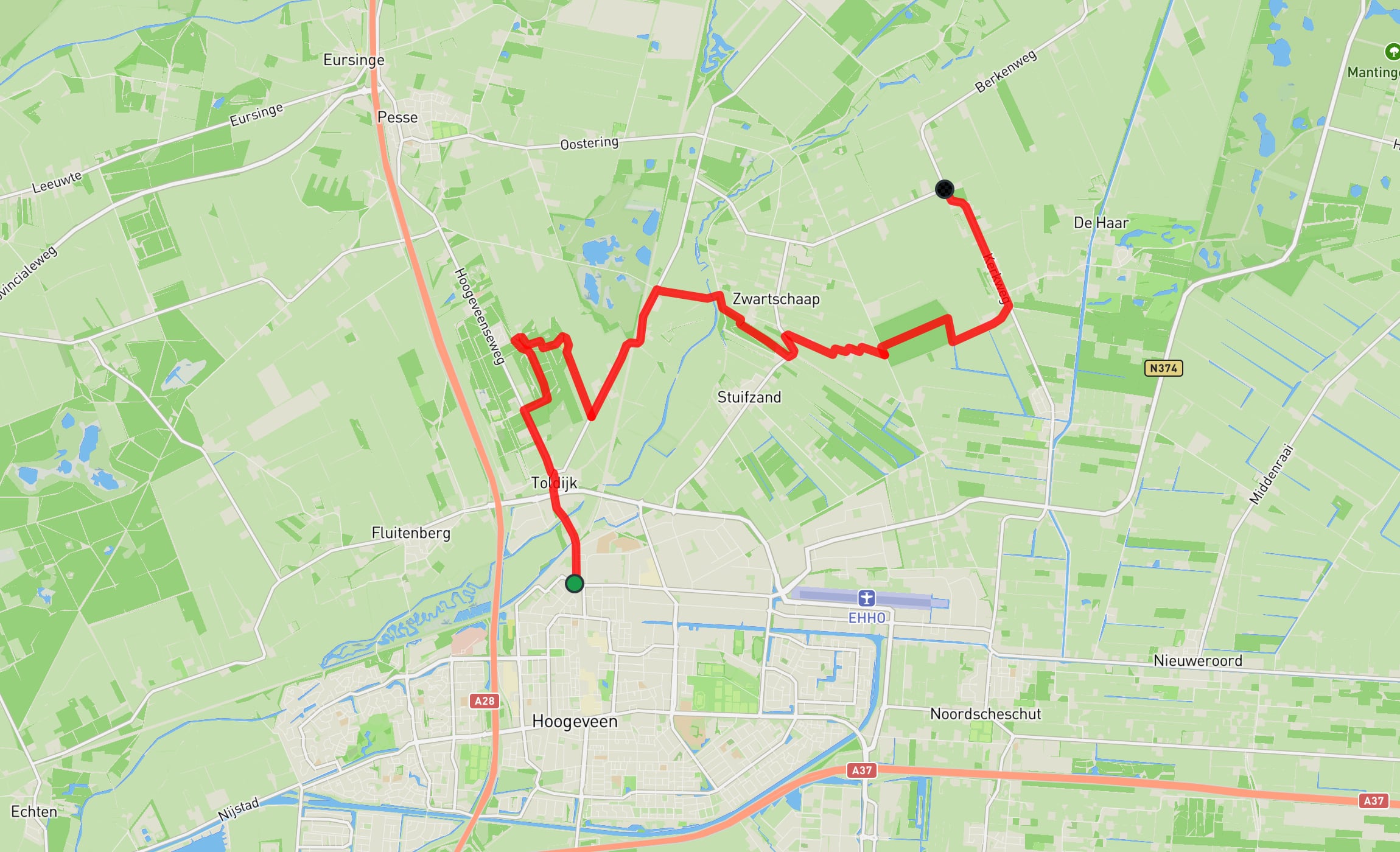 Map of Westerbork Path part 25