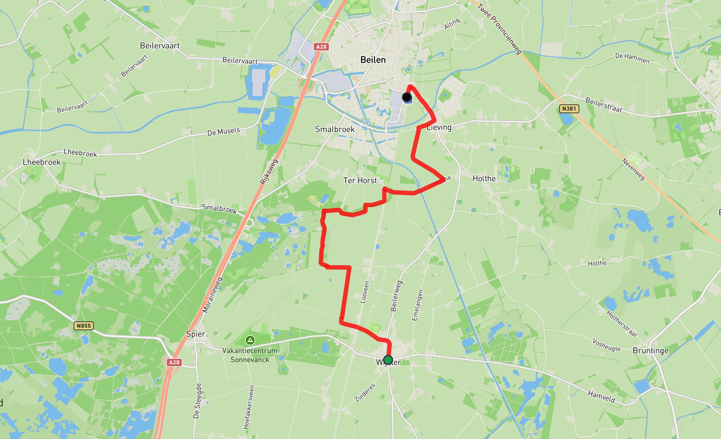 Map of Westerbork Path part 27