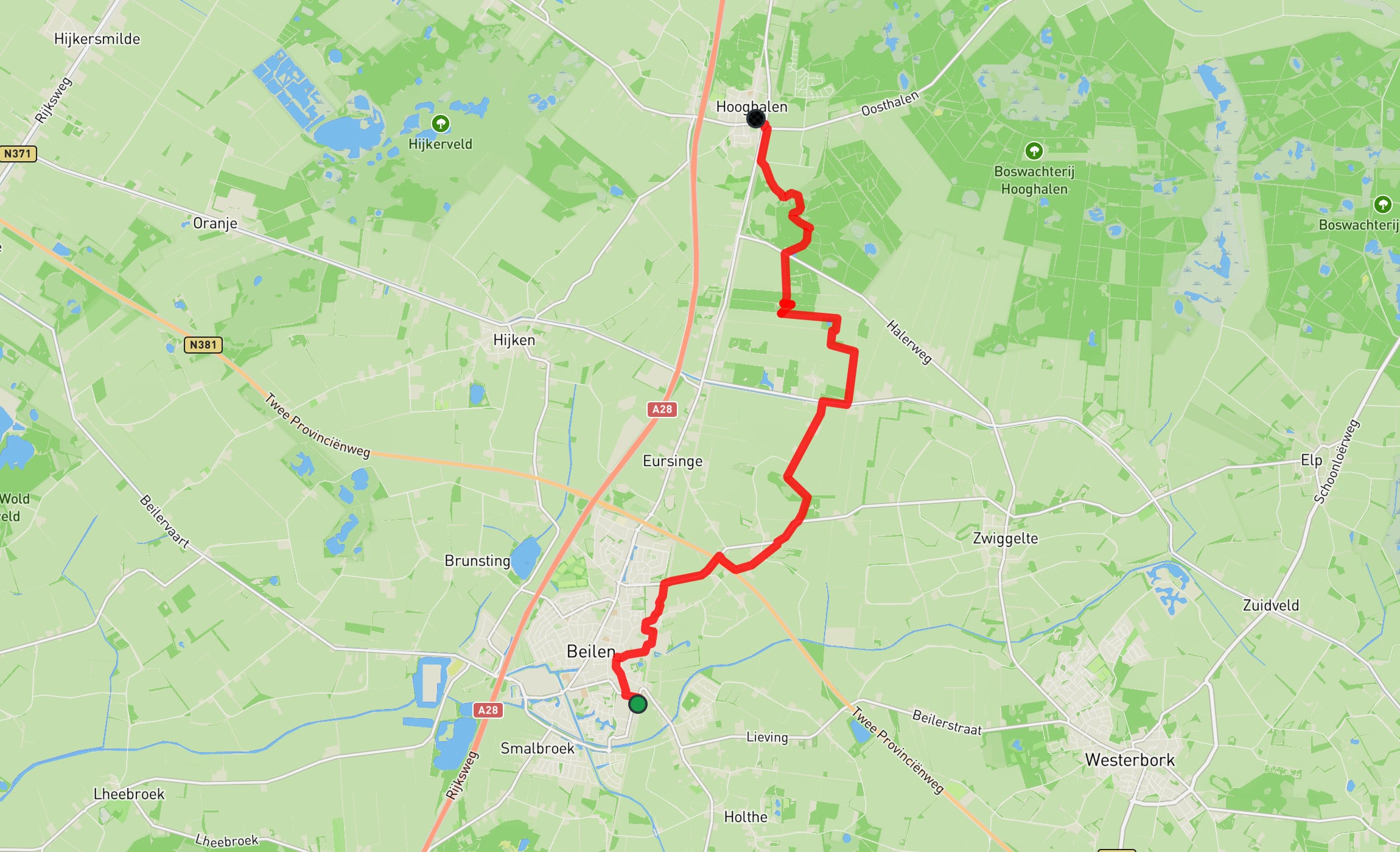 Map of Westerbork Path part 29