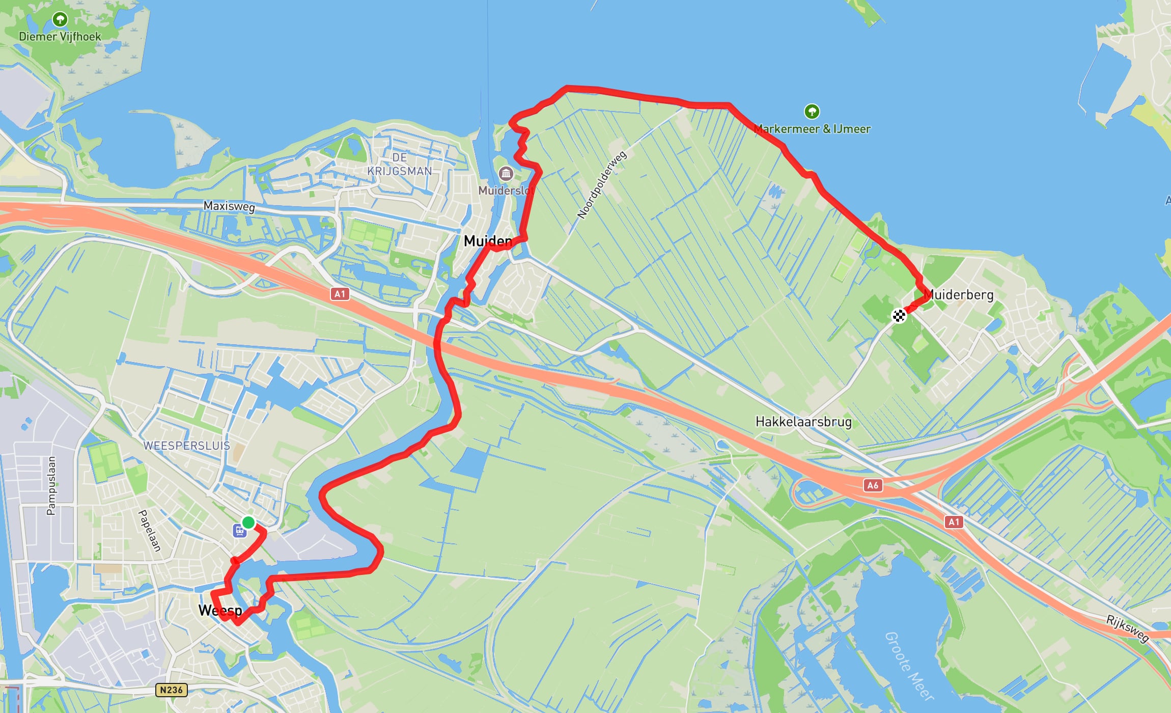 Map of Westerbork Path part 3