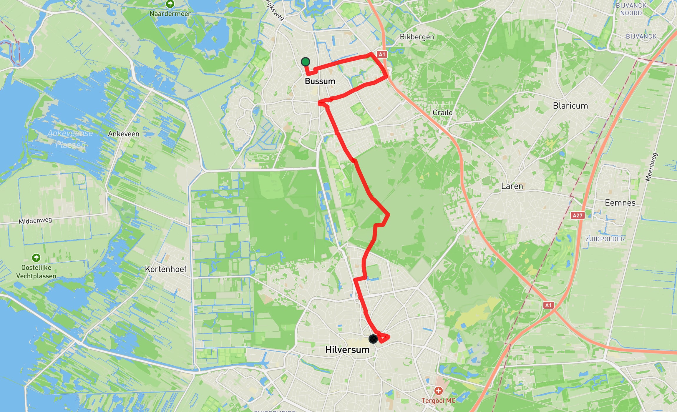 Map of Westerbork Path part 5