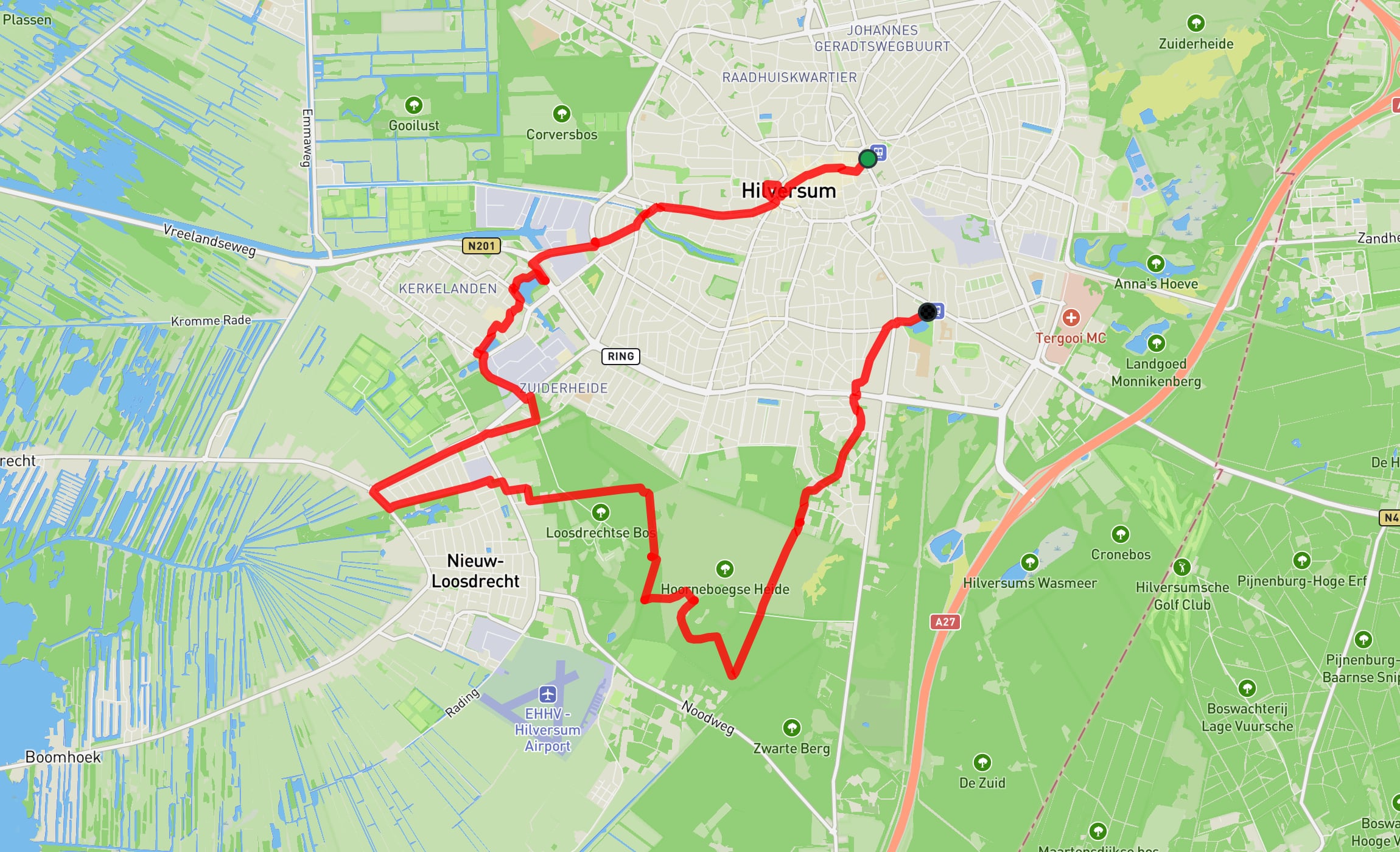Map of Westerbork Path part 6