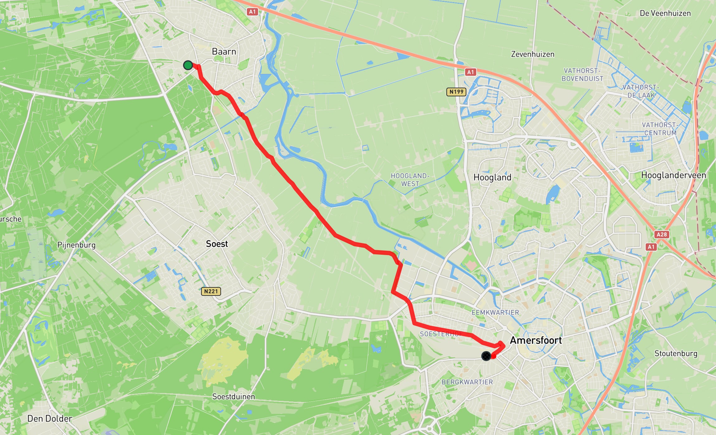 Map of Westerbork Path part 8