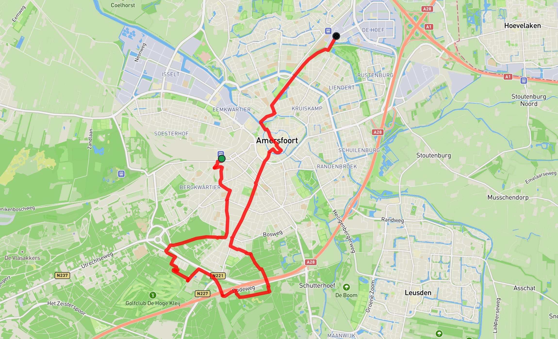 Map of Westerbork Path part 9