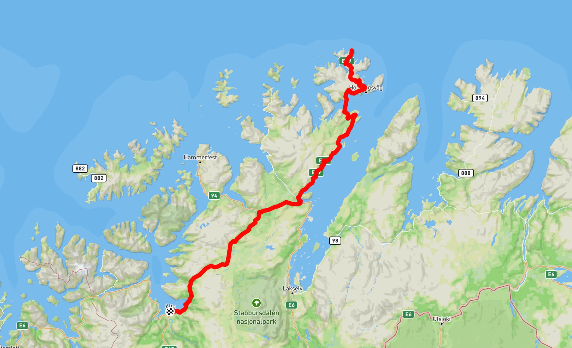 Road trip from Alta to North Cape and back