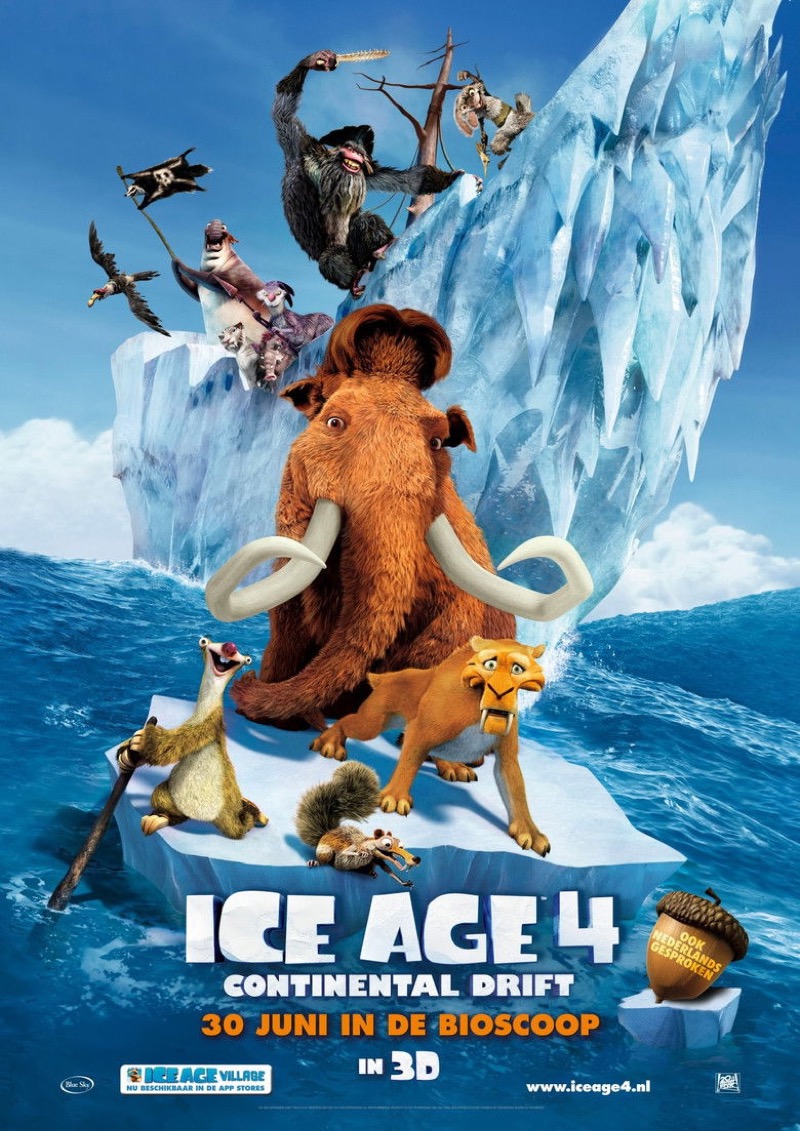 Ice Age: Continental Drift movie poster