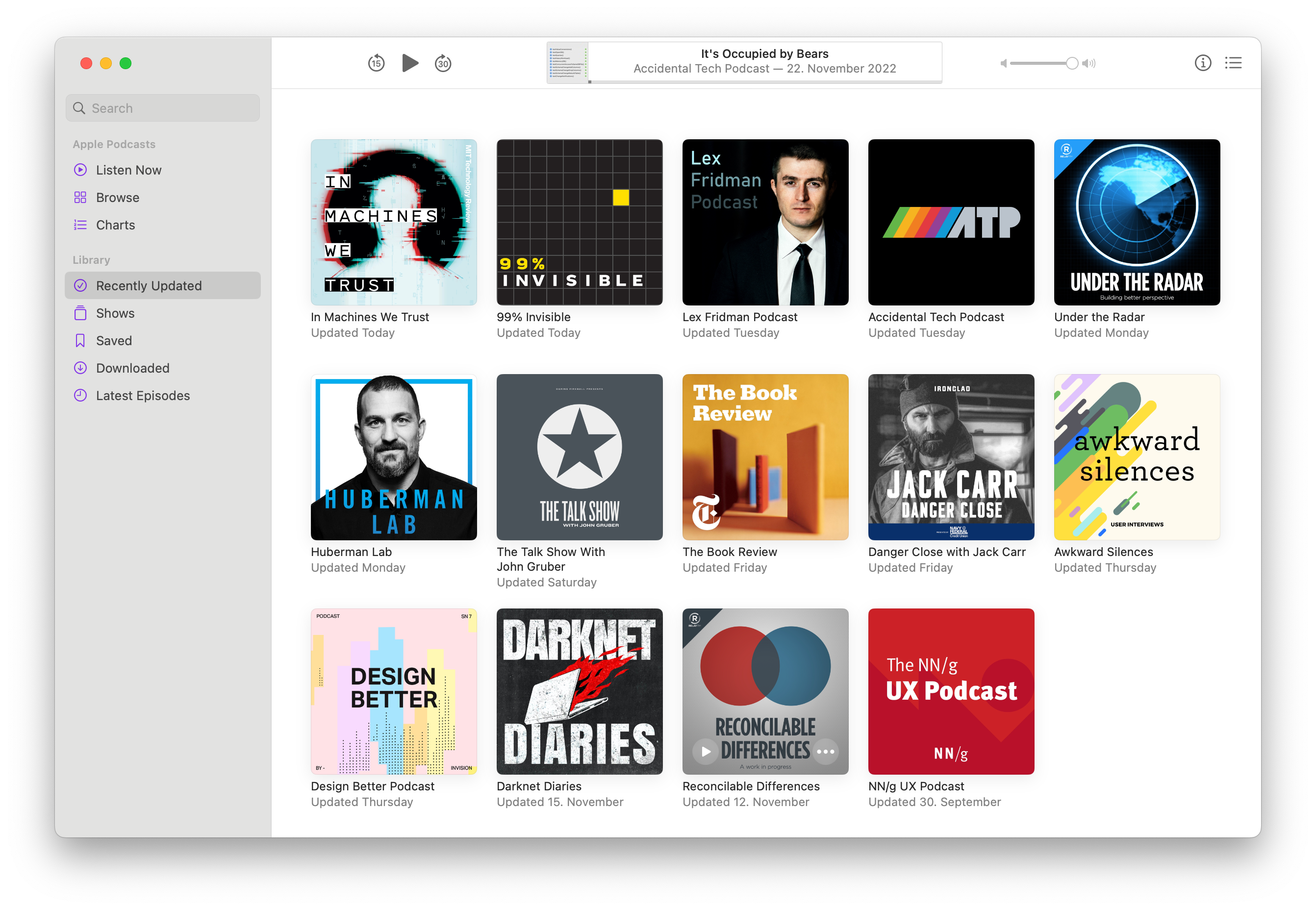 Podcast app