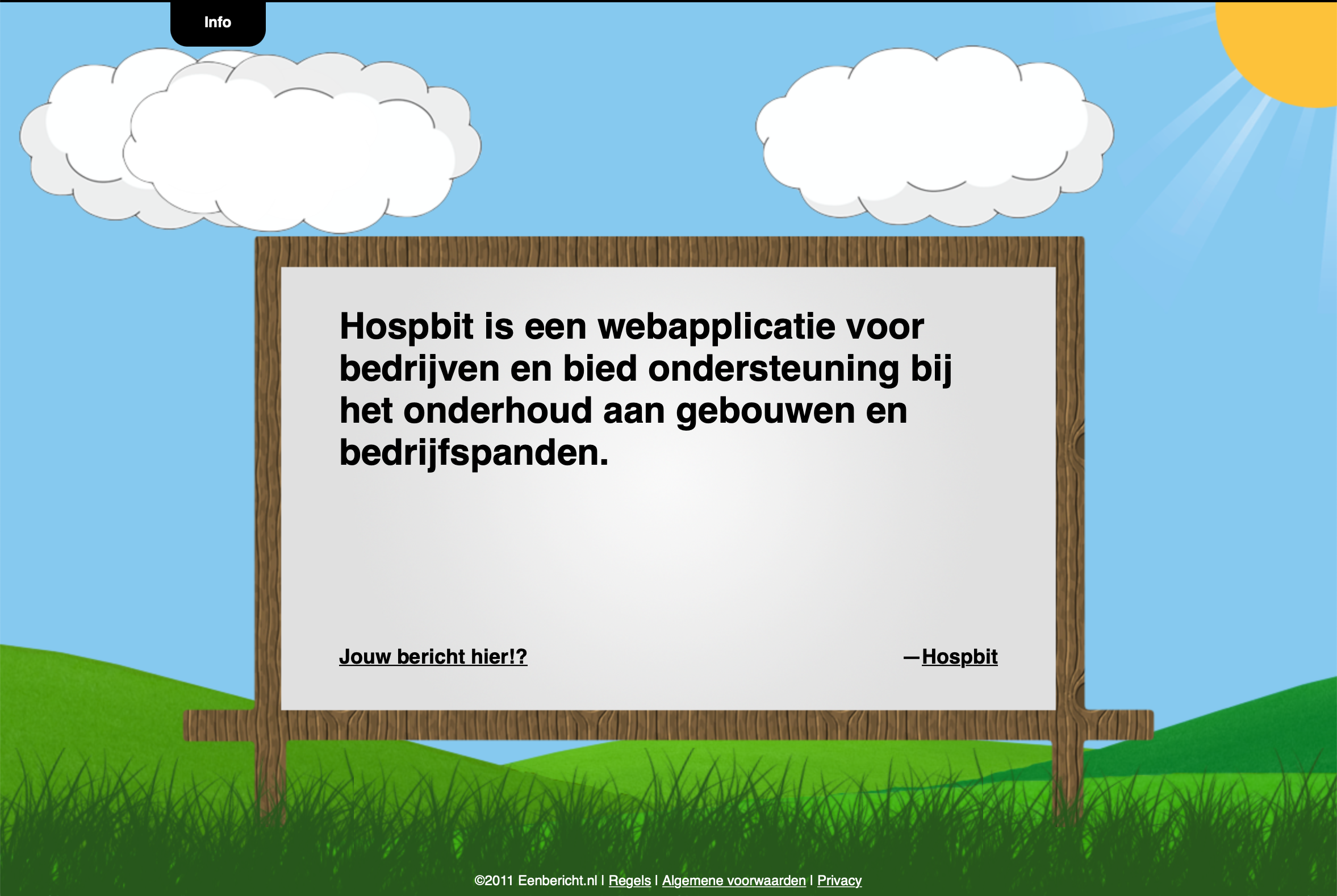 eenbericht.nl screenshot 1