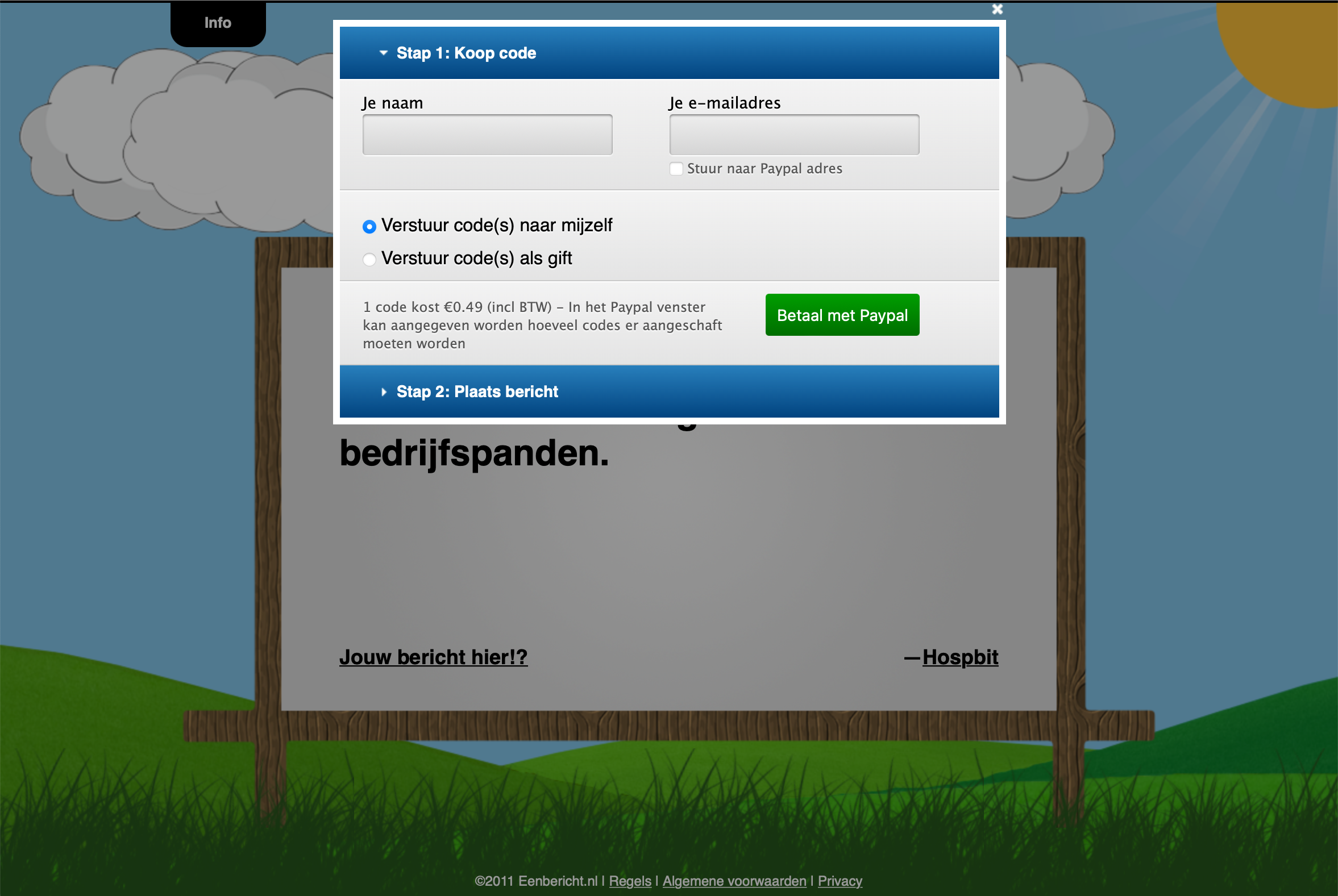 eenbericht.nl screenshot 3
