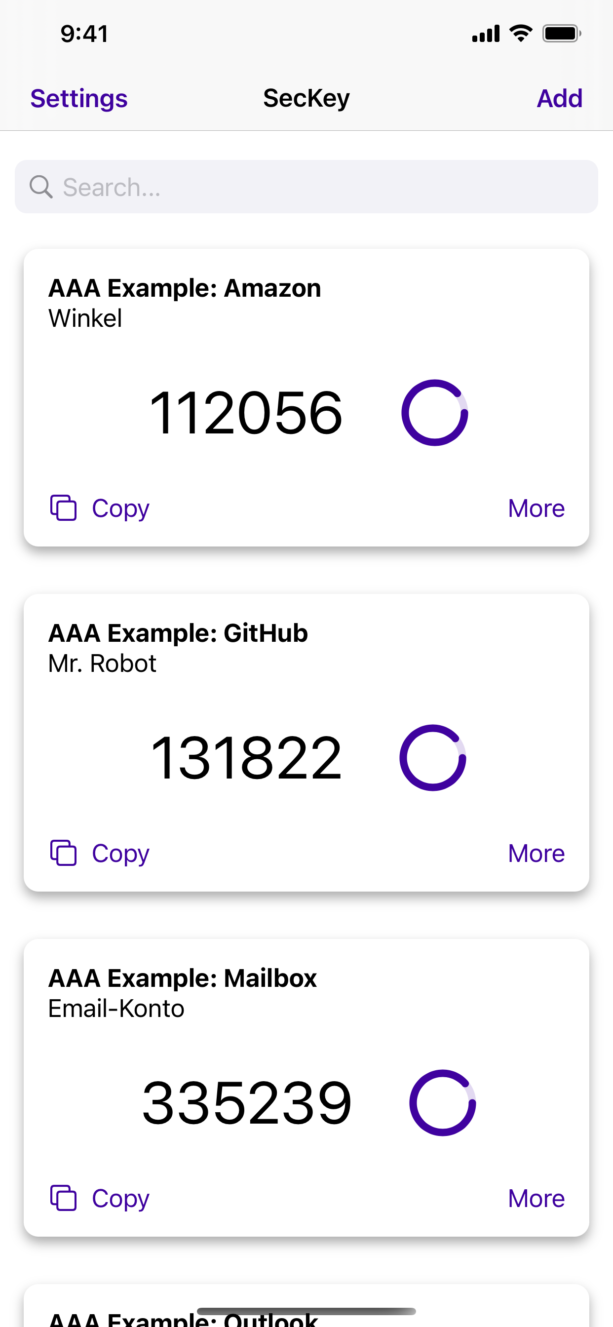 SecKey iPhone screenshot