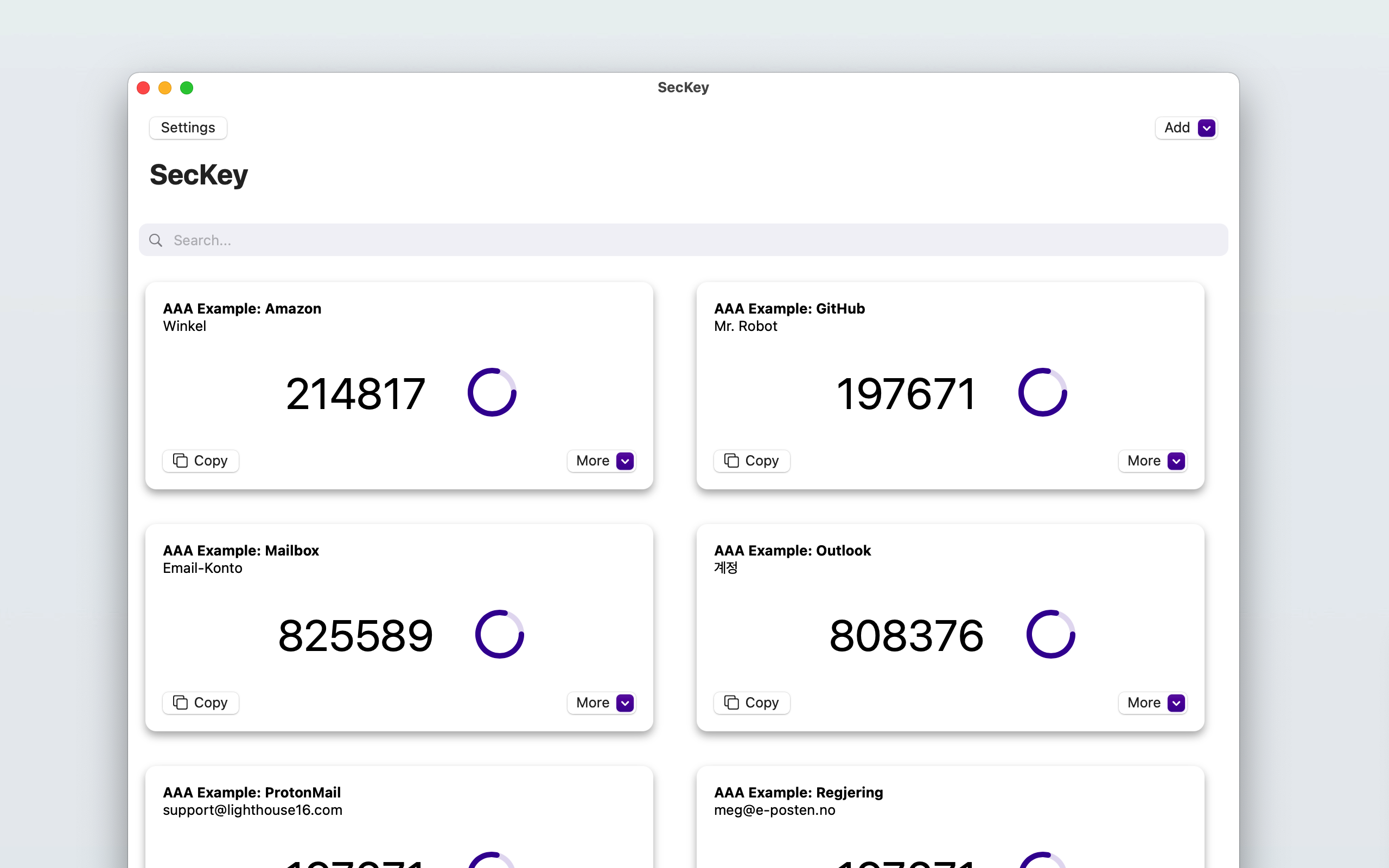 SecKey Mac screenshot